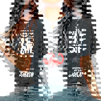 Jeuis Une Filleimple Qui Aime Lescorpions T-shirt oversize confortable pour femme - Cadeauxyz