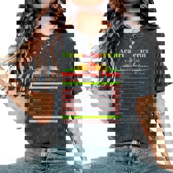 Juneteenth Nutritional Facts Men Women Girls Boys Love Women's Oversized Comfort Colors T-Shirt | Mazezy