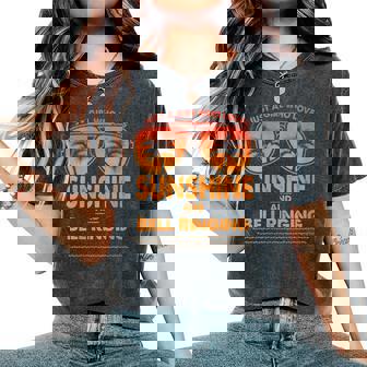 Just A Girl Who Loves Sunshine And Bell Ringing For Woman Women's Oversized Comfort Colors T-Shirt | Mazezy