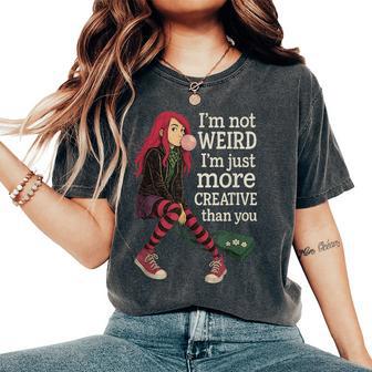 Kawaii Anime Girl Kawaii Clothes Anime Clothing Goth Girl Women's Oversized Comfort T-Shirt - Monsterry