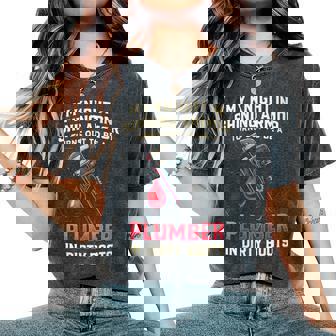 My Knight In Shining Plumber Wife Women Girlfriend Women's Oversized Comfort Colors T-Shirt | Mazezy