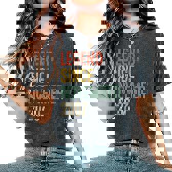 Legend November 2007 18Th Birthday Boy Girl 18 Year Old Women's Oversized Comfort T-Shirt | Seseable CA