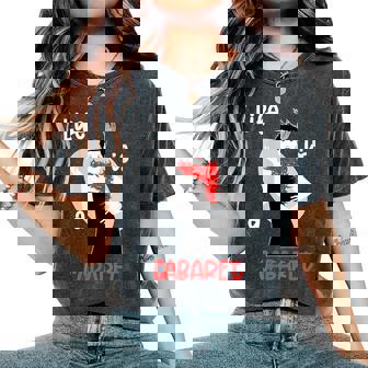 Life Is A Cabaret 20Style Girl Avec Plumes T-shirt oversize confortable pour femme - Cadeauxyz