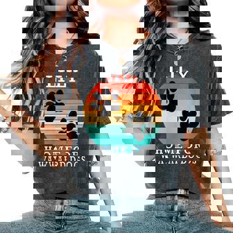 Lily Home For Wayward Dogs Family Name Women's Oversized Comfort Colors T-Shirt - Monsterry