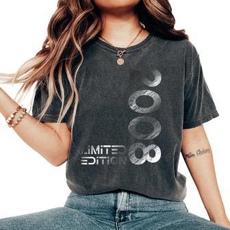 Limited Edition 2008 Boy Girl 18Th Birthday 18 Women's Oversized Comfort T-Shirt - Thegiftio UK