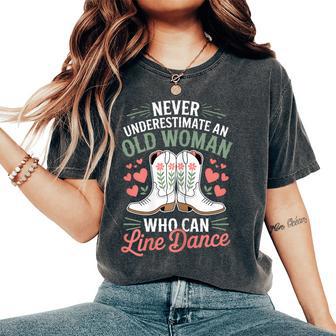 Line Dance Ieja Divertido Baile Línea Camiseta extragrande cómoda para mujer - Regaloses