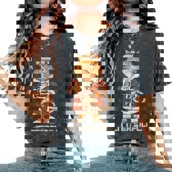 Litter’S Full Cat Lovers Meme Cool Sarcastic Humorous Women's Oversized Comfort T-Shirt - Monsterry