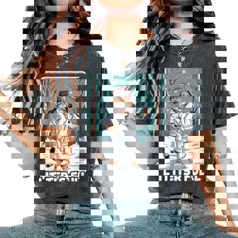 Litter’S Full Christmas Cat Parody Women's Oversized Comfort T-Shirt | Mazezy