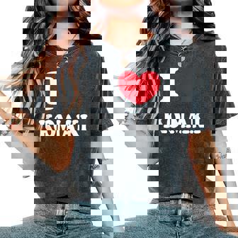 I Love Komaki アイラブ小牧 レディースオーバーサイズコンフォートTシャツ - Kawaiitshirt