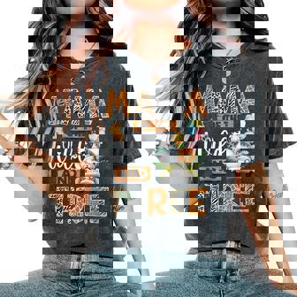 Mama Of The Wild And Three 3Rd Birthday Boy Safari Truck Women's Oversized Comfort T-Shirt - Monsterry