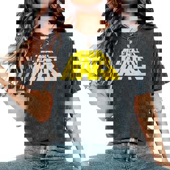 Merkel Wars Anti Angela Merkel Politics Germany Mutti Women's Oversized Comfort Colors T-Shirt | Mazezy