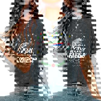 Merry Cruisemas Cruise Christmas Lights Nautical Women's Oversized Comfort T-Shirt - Seseable