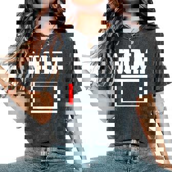 Mom Battery Low Mother Family Mama Mommy Mom レディースオーバーサイズコンフォートTシャツ - Kawaiitshirt