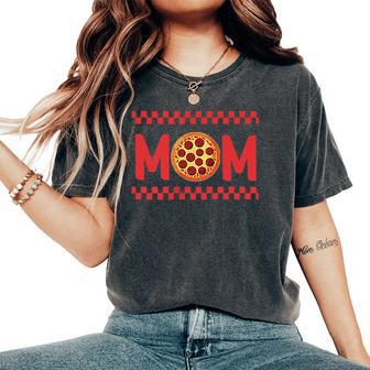Mom Birthday Pizza 1St Birthday Pizza Family Matching Party Women's Oversized Comfort T-Shirt - Thegiftio UK
