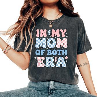 In My Mom Of Both Era Mom Retro Mama Of Both Groovy Women's Oversized Comfort T-Shirt - Thegiftio UK