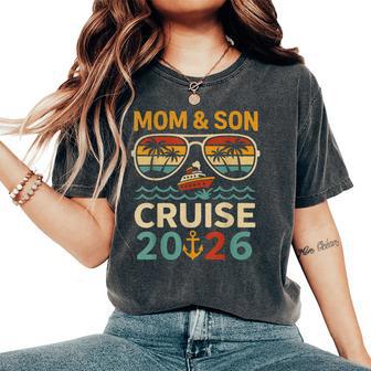Mom And Son Cruise 2026 Tropical Adventure Women's Oversized Comfort T-Shirt - Thegiftio