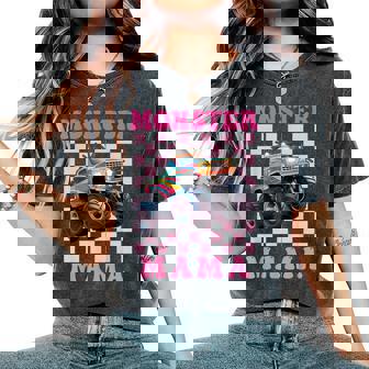 Monster Truck Mama For Mom Mothers And Truck Lovers Women's Oversized Comfort T-Shirt - Monsterry