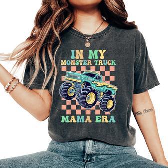 Monster Truck Mom In My Monster Truck Mama Era Women's Oversized Comfort T-Shirt - Thegiftio UK