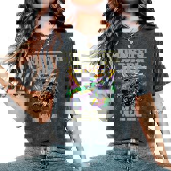 Monster Truck Nana Monster Truck Are My Jam Truck Lovers Women's Oversized Comfort T-Shirt | Mazezy