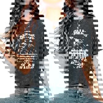 Mountains Aren't Just Funny They'Re Hill Areas Women's Oversized Comfort Colors T-Shirt | Mazezy