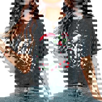 Mr And Mrs Santa Couples Matching Christmas Husband Wife Women's Oversized Comfort T-Shirt - Thegiftio