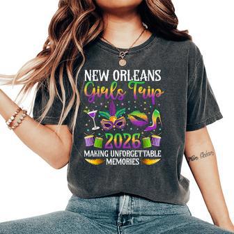New Orleans Girls Trip 2026 Making Memories Girls Vacation Women's Oversized Comfort T-Shirt - Thegiftio UK