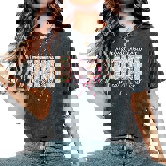 Nicu Nurse Floral Nurse Neonatal Intensive Care Unit Women's Oversized Comfort T-Shirt - Thegiftio