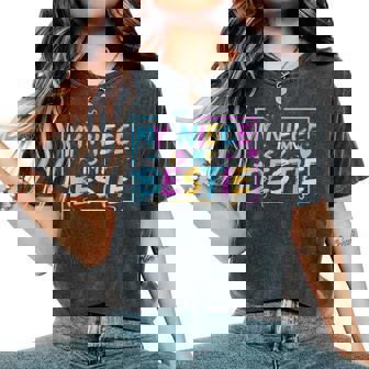 My Niece Is My Bestie Aunt And Niece Matching Women's Oversized Comfort T-Shirt - Thegiftio