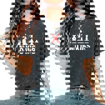 No Kings Patriotic Chess Men Women Liberty Freedom Women's Oversized Comfort Colors T-Shirt | Mazezy