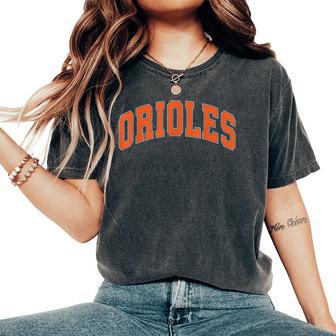 Oriole Name Retro Vintage For Boy Girl Women's Oversized Comfort T-Shirt - Thegiftio UK