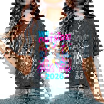 We Outside Girls Trip 2026 Afro Girls Black Together Women's Oversized Comfort T-Shirt | Mazezy