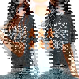 Pain Scale Gingerbread Man Christmas Nurse Holiday Women's Oversized Comfort T-Shirt - Thegiftio