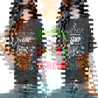 Pain Scale Trauma Nurse Christmas Crew Xmas Pajama Women's Oversized Comfort T-Shirt - Monsterry