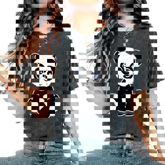 Panda Lover 幼児 女の子 男の子 トゥイーン キッズ かわいいパンダ ユース レディースオーバーサイズコンフォートTシャツ - Kawaiitshirt