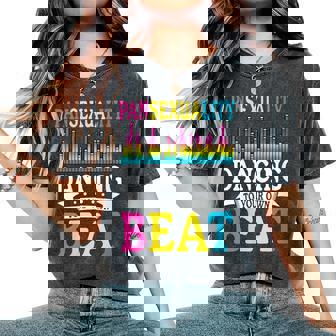 Pansexuality Dancing To Your Own Beat Pansexual Pride Month Women's Oversized Comfort Colors T-Shirt | Mazezy