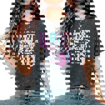 Peace Out Eight I'm 9 Nine Year Old Girl 9Th Birthday Women's Oversized Comfort T-Shirt | Seseable FR