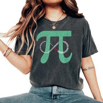 Pi Day Math Teacher Math Lover Women's Oversized Comfort T-Shirt | Seseable FR