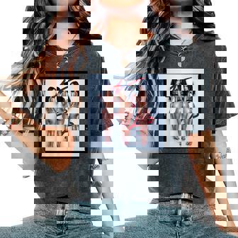 Pinup Girl 男性用 「Seeing Triple」 長袖tシャツ レディースオーバーサイズコンフォートTシャツ - Kawaiitshirt