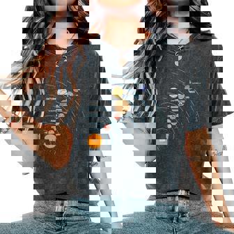 Planetas Orbitistemaolar Galaxy Ciencia Es Niños Hombres Manga Larga Camiseta extragrande cómoda para mujer - Regaloses