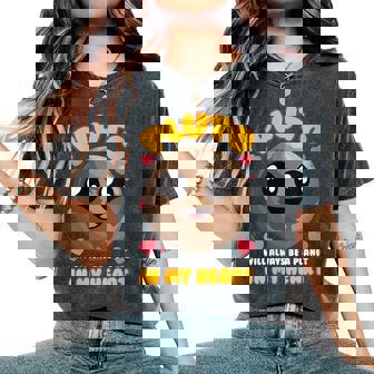 Plutóniempreerá Un Planeta En Mi Corazón Cuello Camiseta extragrande cómoda para mujer - Regaloses