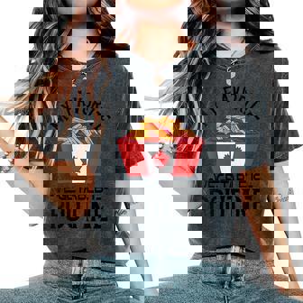 Poutine My Favorite Vegetable Poutine Lover Canadian Food Women's Oversized Comfort Colors T-Shirt - Monsterry