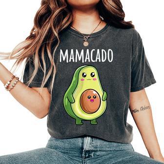 Pregnancy Announcement Mom Mamacado Women's Oversized Comfort T-Shirt - Thegiftio