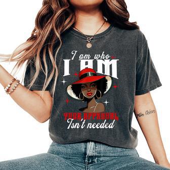 Pride African American Afro Queen For Self Empowerment Women Women's Oversized Comfort T-Shirt - Thegiftio UK