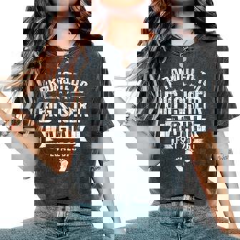 Promoted To Big Sister Again Est 2026 Pregnancy Announcement Women's Oversized Comfort T-Shirt | Seseable UK