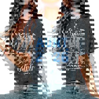 Proud Aunt Of A Class Of 2026 Graduate Senior Graduation Women's Oversized Comfort T-Shirt - Seseable