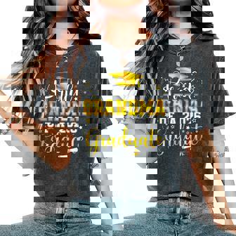 Proud Grandma Of A Class Of 2026 Graduate Senior Graduation Women's Oversized Comfort T-Shirt - Monsterry