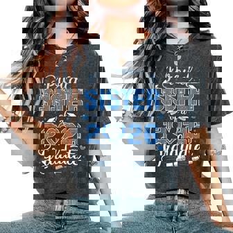 Proud Sister Of A Class Of 2026 Graduate 2026 Senior Sister Women's Oversized Comfort T-Shirt - Seseable