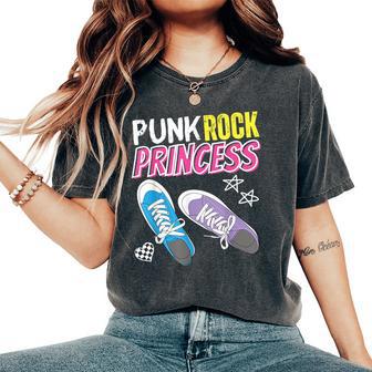 Punk Rock Princess For Girls Who Love Punkrock Music & Bands Women's Oversized Comfort T-Shirt - Thegiftio UK