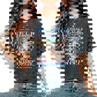 I Put The Gay In Dyslexic Cat Meme Bootleg Men Women Women's Oversized Comfort Colors T-Shirt | Mazezy