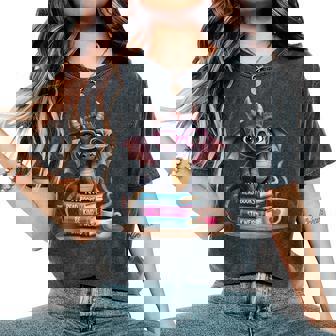 Read Books Be Kind Stay Weird Dragon Women's Oversized Comfort T-Shirt - Thegiftio